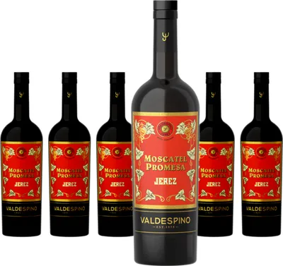 Produktbild von 6 x Valdespino Sherry DO Moscatel Promesa