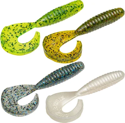 Produktbild von Strike King Rage Grub 10cm - 8 Gummijigs, Strike King Farbe:Bluegill