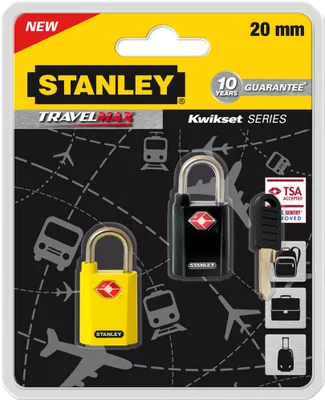 Zdjęcie produktu dla Stanley 81181393401, Czarny, Żółty, 2 szt.