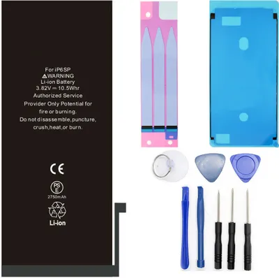 Produktbild von Ersatz Akku für iPhone 6S Plus Batterie Battery Klebestreifen Werkzeug Tool