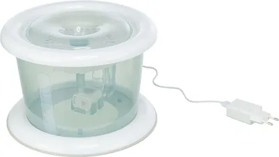 Produktbild von TRIXIE Trinkbrunnen Bubble Stream - salbei/weiß - 3 l/ø 25 × 16 cm