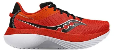 Productafbeelding van Saucony Kinvara Pro heren hardloopschoen, kleur: infrarood/zwart, maat: EUR 46.5