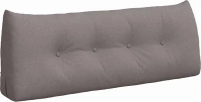 Obrázok produktu pre vidaXL Zadný vankúš taupe 120 x 24 x 50 cm látka