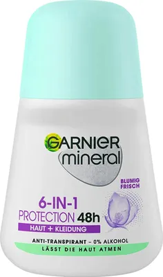 Immagine prodotto di Garnier mineral 6 in 1 Protezione 48h Deodorante Fresco Floreale 50ml
