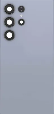 Image de Clappio, couvercle de batterie de rechange pour Galaxy S24 Ultra avec adhésif intégré, bleu clair