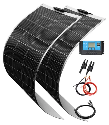 Imagen del producto de Kit de panel solar - Flexible - 240W - Monocristalino - Con controlador USB - Para caravanas y barcos