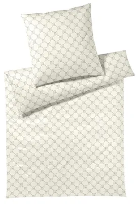 Produktbild von JOOP Flanell Bettwäsche Soft Cornflower cream 200x220 cm + 2x 80x80 cm
