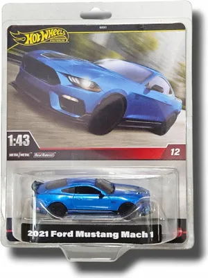 Immagine prodotto di Hot Wheels Premium 1:43 2021 FORD MUSTANG MACH 1 Numeri 12