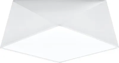 Produktbild von Deckenlampe Deckenleuchte Weiß Stoffschirm Schlafzimmer Wohnzimmer Beleuchtung