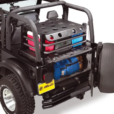 Produktbild von Heckstaubo​x Extendatru​nk Cage Bestop Jeep Wrangler -06