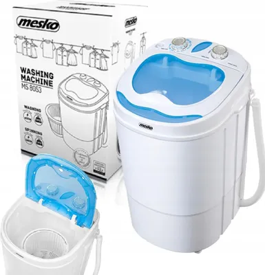 Immagine prodotto di Mesko Home MS 8053 Lavatrice a carica dall'alto 3 kg Blu, Bianco