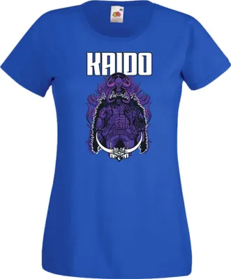 Zdjęcie produktu dla Koszulka Damska Anime Manga One Manga Piece Anime Kaidou Kaidou, Lady 2XL / Niebieski