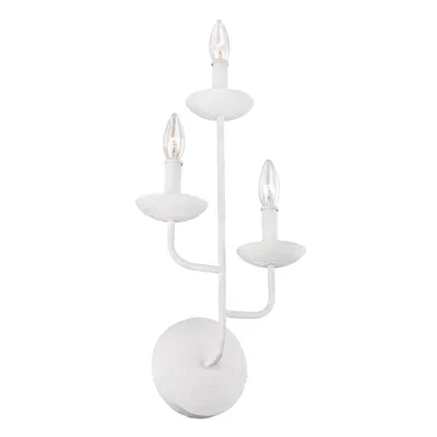 Obrázek produktu pro Classic Applique Annie Steel White Plaster 3 světla E14