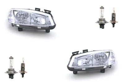 Produktbild von Scheinwerfer passend für Renault Megane II 02-05 mit H7 H1 Set L R 7701054656 7701064018 260604235R 7701064017 7701054655 2601080 Johns