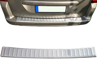 Productafbeelding van Zijbescherming voor laadruimte, roestvrij staal V2A, beschermstrip voor Citroën Berlingo II, modeljaren 2008-2018