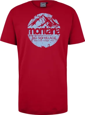 Produktbild von Übergrößen T-Shirt Sky Village Eisblau AHORN SPORTSWEAR cayenne red 8XL