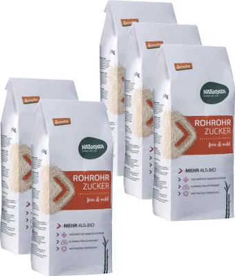 Produktbild von Rohrohrzucker, 5 x 1 kg