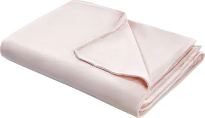 Zdjęcie produktu dla BELIANI Poszewka na kołdrę obciążeniową różowa z poliestru 120 x 180 cm z zamkiem nowoczesny wygląd