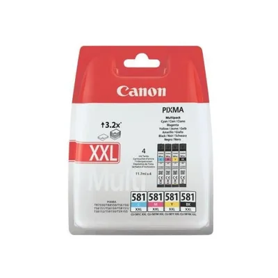 Image de Canon CLI-581CMYK XXL cartouche d'encre Original Noir, Cyan, Magenta, Jaune