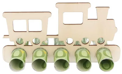 Produktbild von Holzeisenbahn als Geschenk für Modelleisenbahn-Fans