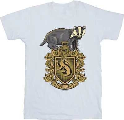 Produktbild von Harry Potter - "Hufflepuff" T-Shirt für Herren BI31049 (M) (Weiß)