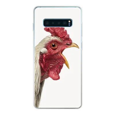 Produktbild von MuchoWow® Handyhülle Schutzhülle Hülle für Samsung Galaxy S10 Lite Hahn - Tiere - Bauernhoftiere - Jungen - Kinder - Mädchen Silikon Softcase Handy Hülle - Schutz