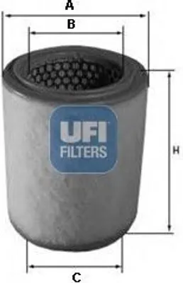Produktbild von Luftfilter UFI 27.890.00 für FIAT Panda Schrägheck (141) Filtereinsatz