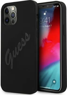 Obrázok produktu pre Guess Guhcp12Llsvsbk Iphone 12 Pro Max 6,7 Czarny/Black Hardcase Script Vintage