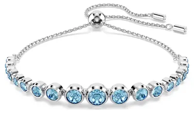 Produktbild von Swarovski Armband Uni Imber Tennisarmband Blau Rhodiniert 5719282