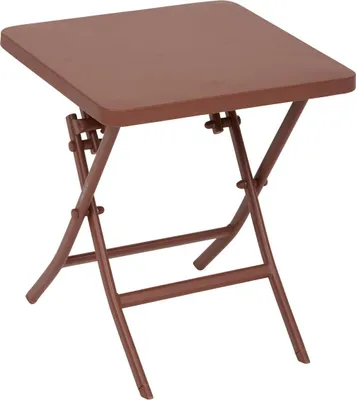 Produktbild von Garten-beistelltisch greensboro 40x40cm mahagoni  - Hespéride