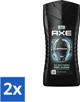 Produktbild von Axe 3-in-1 Duschgel Apollo 250 ml - Vorteilspack - 2 Stücke