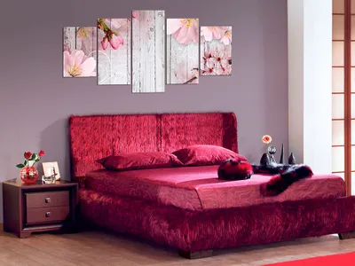 Immagine prodotto di Immagine acustica fiori legno 200x100 cm immagini schiuma acustica ad alte prestazioni fonoassorbente isolamento acustico tela 5 pezzi parete immagine acustica ambiente isolamento acustico b-A-0242-b-n