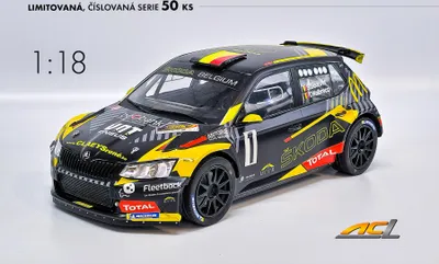 Obrázok produktu pre Škoda Fabia R5 no.1 Rallye Salamandre 2019 S.Bedoret/T. Walbrecq ACL 1:18