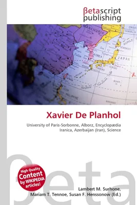 Produktbild von Xavier De Planhol