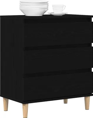 Obrázek produktu pro vidaXL Příborník vzhled černého dubu 60 x 35 x 70 cm materiál na bázi dřeva