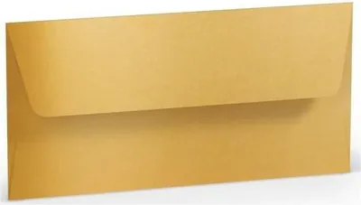 Produktbild von Briefumschlag DL Nassklebung Gold