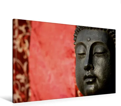 Produktbild von Calvendo  Textil-Leinwand 120 cm x 80 cm quer BUDDHA - Ruhe, Bichmann Verena; 7459333