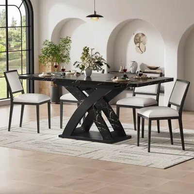 Immagine prodotto di Tavolo pieghevole da pranzo - Tavolo allungabile - Tavolo da cucina - Tavolo da balcone - Tavolo da pranzo in legno
