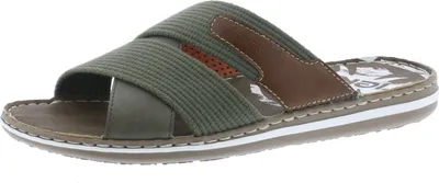 Produktbild von Rieker Herren Pantoletten Clogs Riemchen 21066-54 , Größe:44 EU, Farbe:Grün