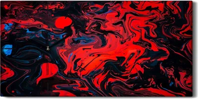 Produktbild von Wanduhr Uhr Wandbild Leinwand Geräuschlos 60x30 Malerei Abstrakte Kunst - schwarze Hände