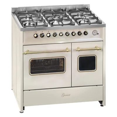 Produktbild von Gurari GCH E 916 Cr R Creme Gas Elektro Standherd 90 cm Range Coocker