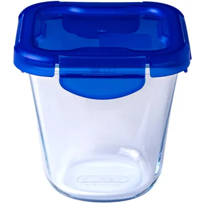 Image de Pyrex Cook & Go Carrée 0.8l Boîte Hermétique Verre Borosilicate, Four à Congélateur. - Pyrex