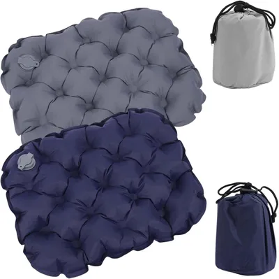 Produktbild von Aufblasbares Sitzkissen ultraleicht, 2 Stück, für Camping und Outdoor