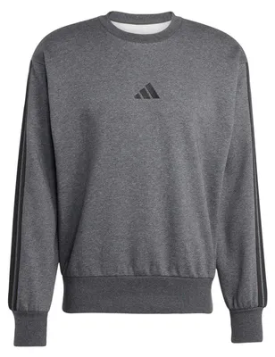 Produktbild von Adidas - "Essentials" Sweatshirt für Herren, Fleece GT19146 (XL) (Dunkelgrau)