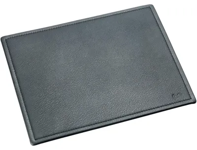 Produktbild von LÄUFER Scala Mauspad aus Leder, schwarz, rutschfest, 260x210x5 mm
