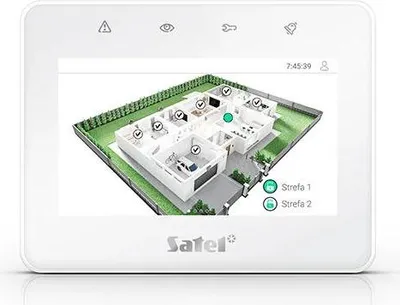 Obrázok produktu pre Satel KEYPAD TOUCHSCREEN INTEGRA/INT-TSG2R-W SATEL
