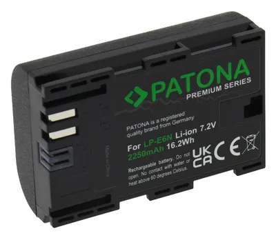 Obrázek produktu pro Aku Canon LP-E6N 2250mAh Li-Ion Premium 80D
