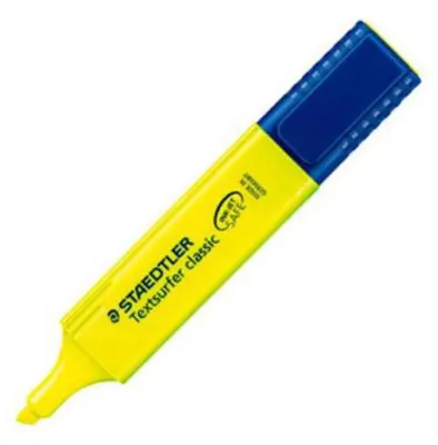 Produktbild von Staedtler 364-1, 1 Stück(e), Gelb, Meißel, Gelb, Polypropylen (PP), 1 mm