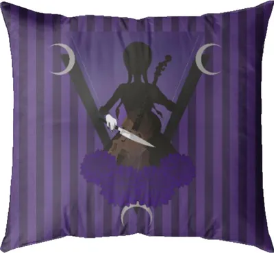 Produktbild von Wednesday - "Cello" Kissen, Polyester CD529 (Einheitsgröße) (Bunt)