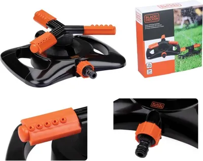 Produktbild von 3-Arm-Rotationsregner 15 Düsen black + decker